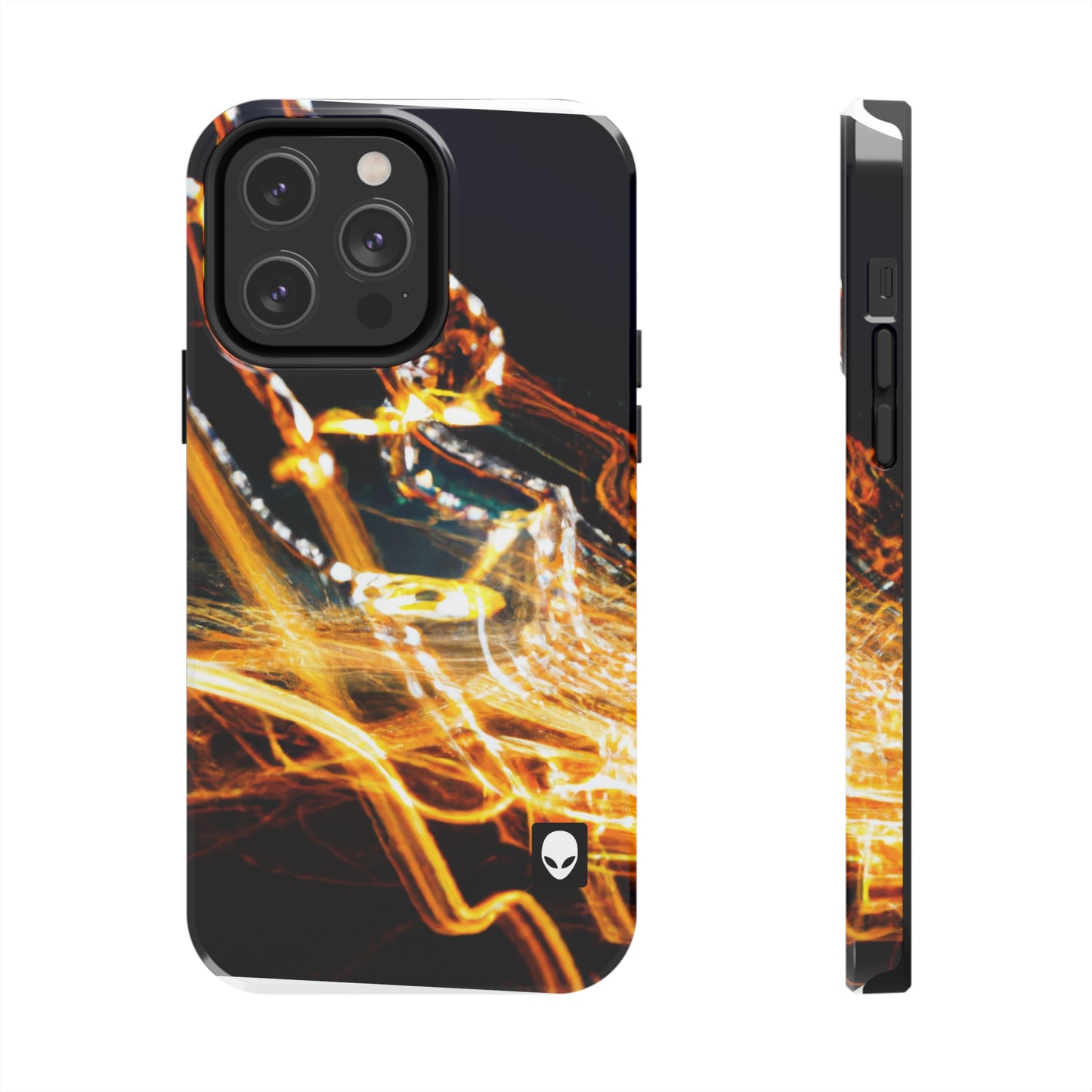 "Chaotic Disruption: An Abstract Exploration" - The Alien Tough Phone Cases