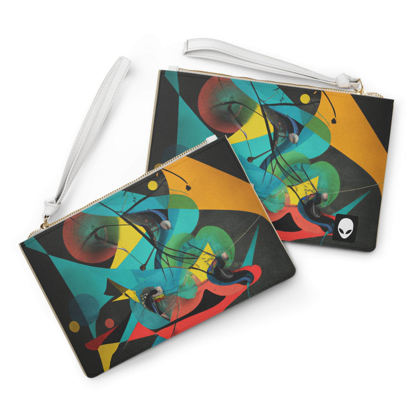 "Illusionary Perspective: A Colorful Dance of Light" - The Alien Clutch Bag