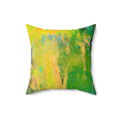 "A Lazy Summer's Day: An Abstract Ode" - The Alien Square Pillow