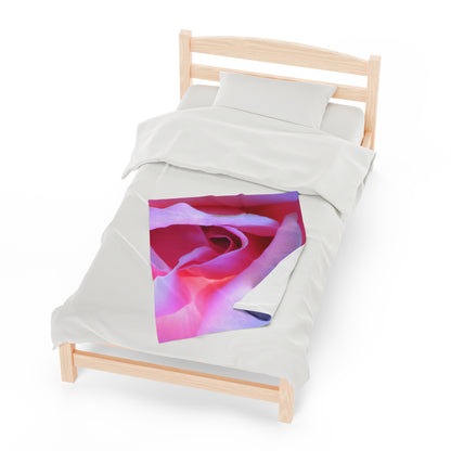 "Blissful Blooms: The Delicate Beauty of Nature" - The Alien Velveteen Plush Blanket