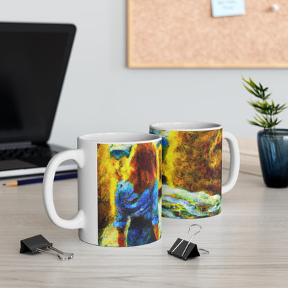 "Along the Riverbanks of Sorrows" - The Alien Ceramic Mug 11 oz