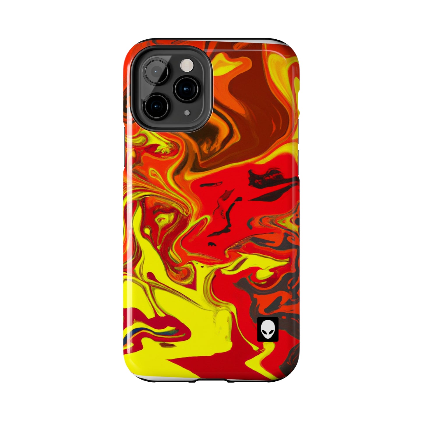 "Abstract Energy in Motion" - The Alien Tough Phone Cases