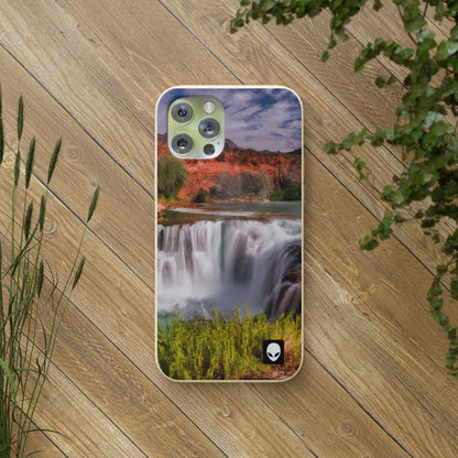 "Capturing Nature's Beauty: Crafting an Iconic Landscape in Vibrant Art" - The Alien Eco-friendly Cases