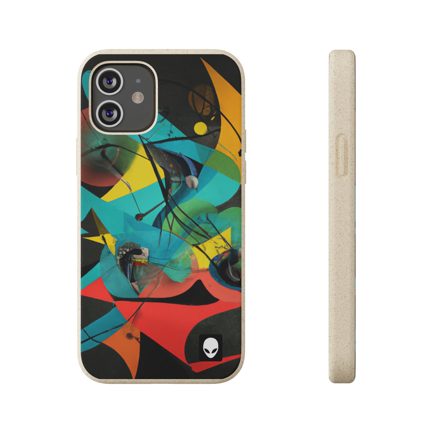 "Illusionary Perspective: A Colorful Dance of Light" - The Alien Eco-friendly Cases