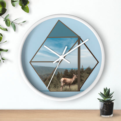 "Dreamscapes: An Everyday Art Collage" - The Alien Wall Clock