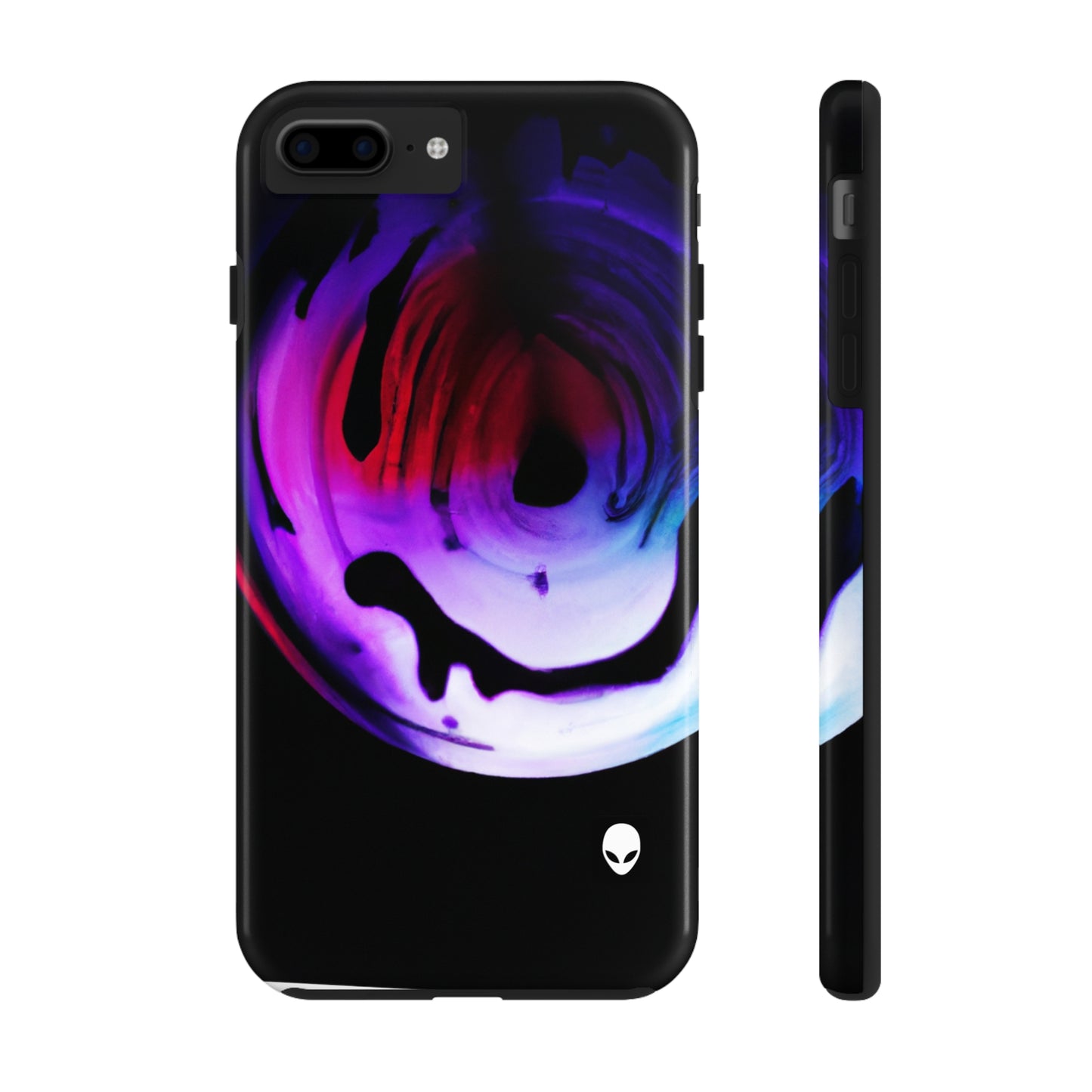 "Explorando los contrastes: una danza colorida de luminancia y aberración cromática" - The Alien Tough Phone Cases