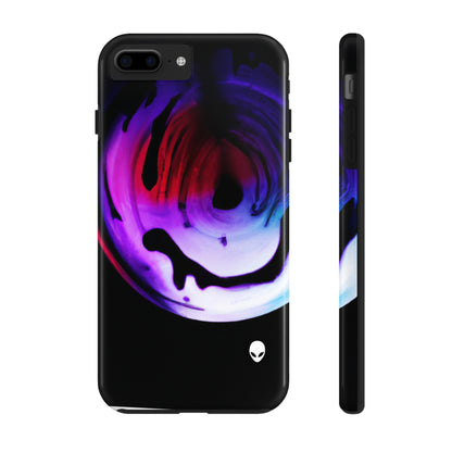 "Exploring Contrasts: A Colorful Dance of Luminance and Chromatic Aberration" - The Alien Tough Phone Cases