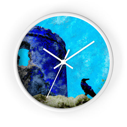 "Crow's Perch on a Waning Tower" - The Alien Wall Clock