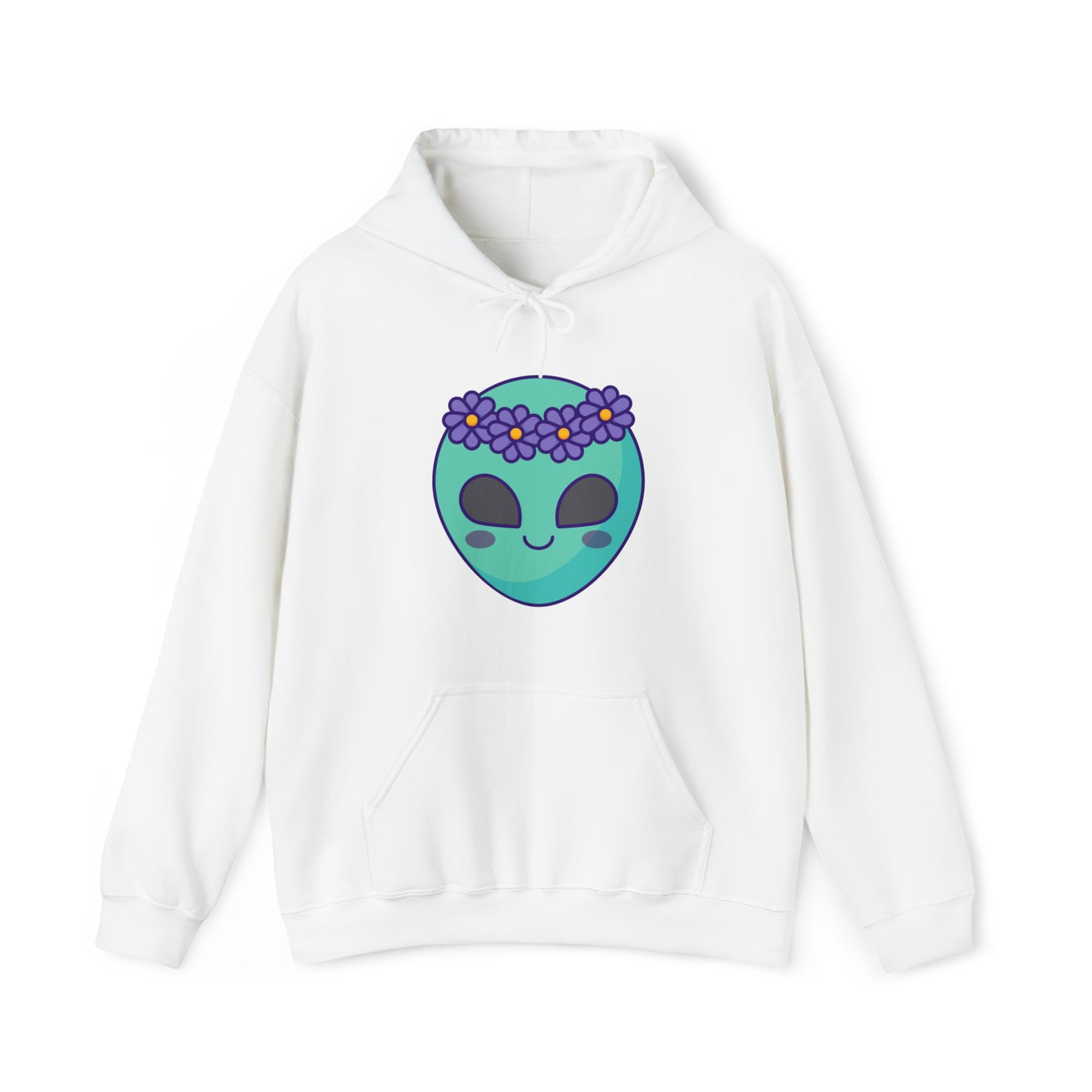 Starry Serenity - The Alien Unisex Heavy Blend™ Hooded Sweatshirt