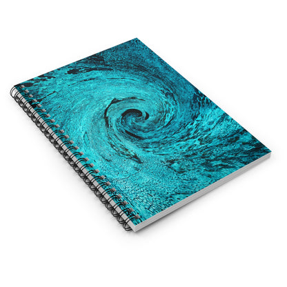 The Artistic Haven - The Alien Spiral Notebook (Ruled Line)