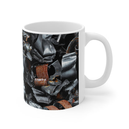 Rustic Reflections - The Alien Ceramic Mug 11oz