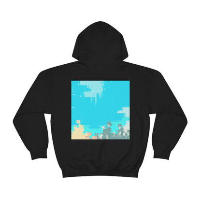 "A Breezy Skyscape: A Combination of Tradition and Modernity" - The Alien Unisex Hoodie