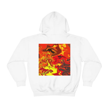 "Abstract Energy in Motion" - The Alien Unisex Hoodie