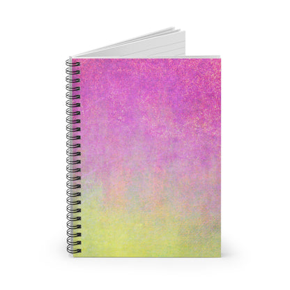 Gilded Graffiti - The Alien Spiral Notebook (Ruled Line)