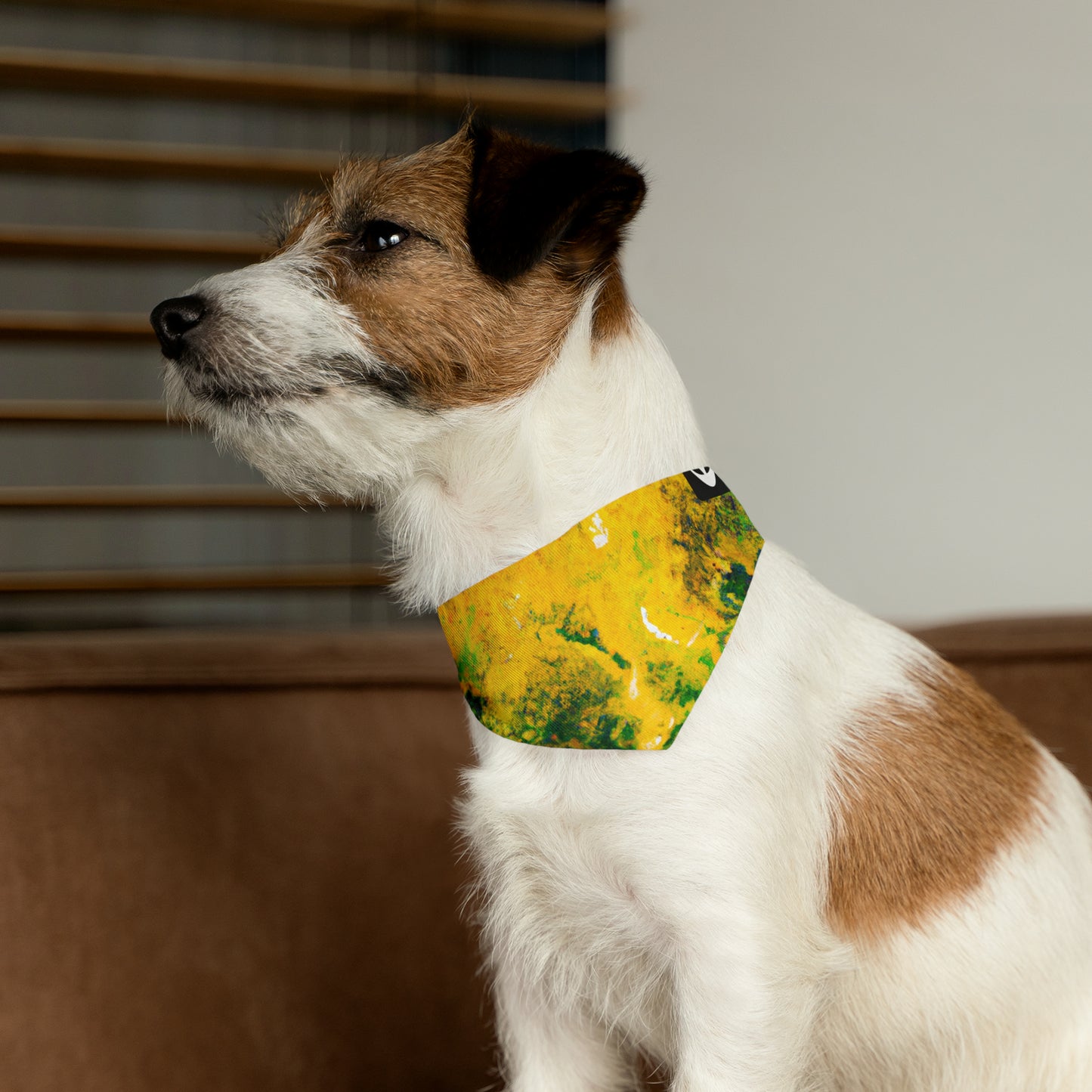 „Exploring Colorful Textures“ – Das Alien Pet Bandana-Halsband