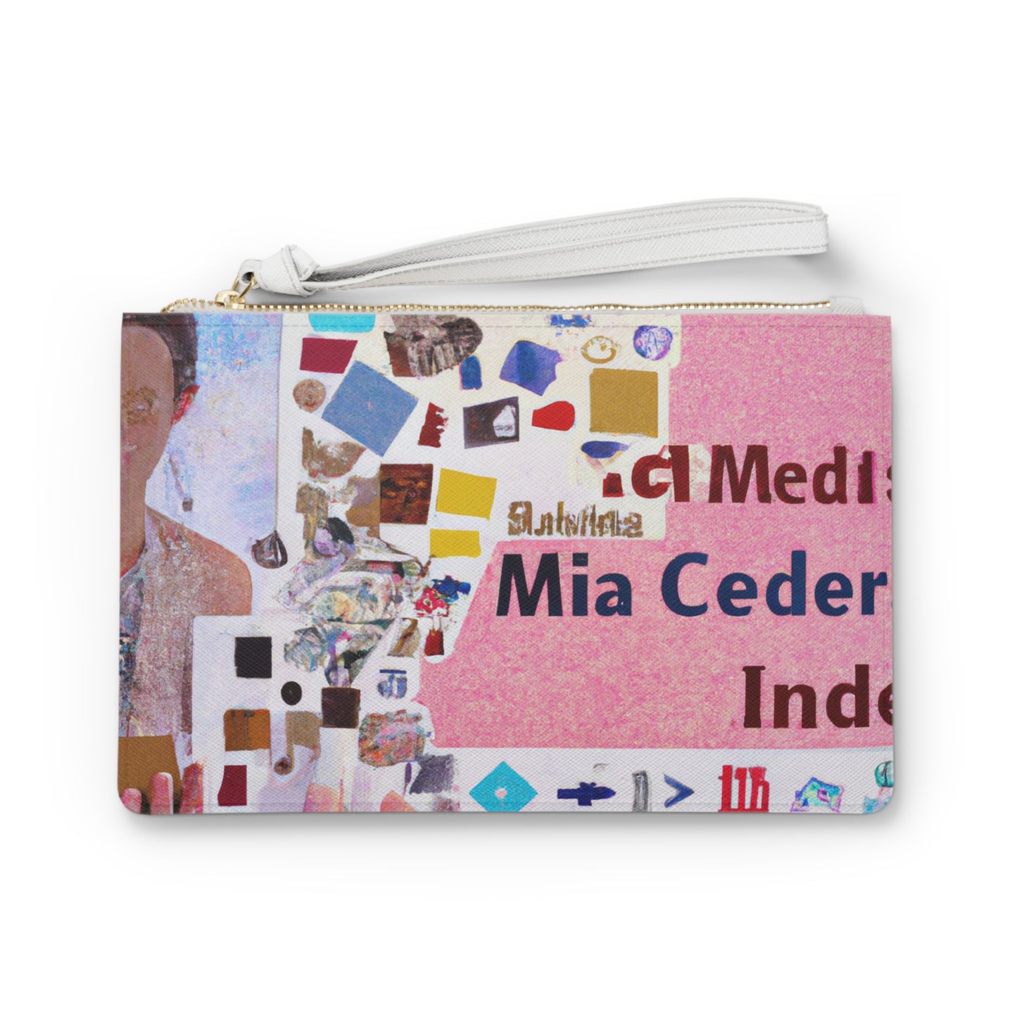 "Construyendo una identidad en línea: un collage de redes sociales" - The Alien Clutch Bag