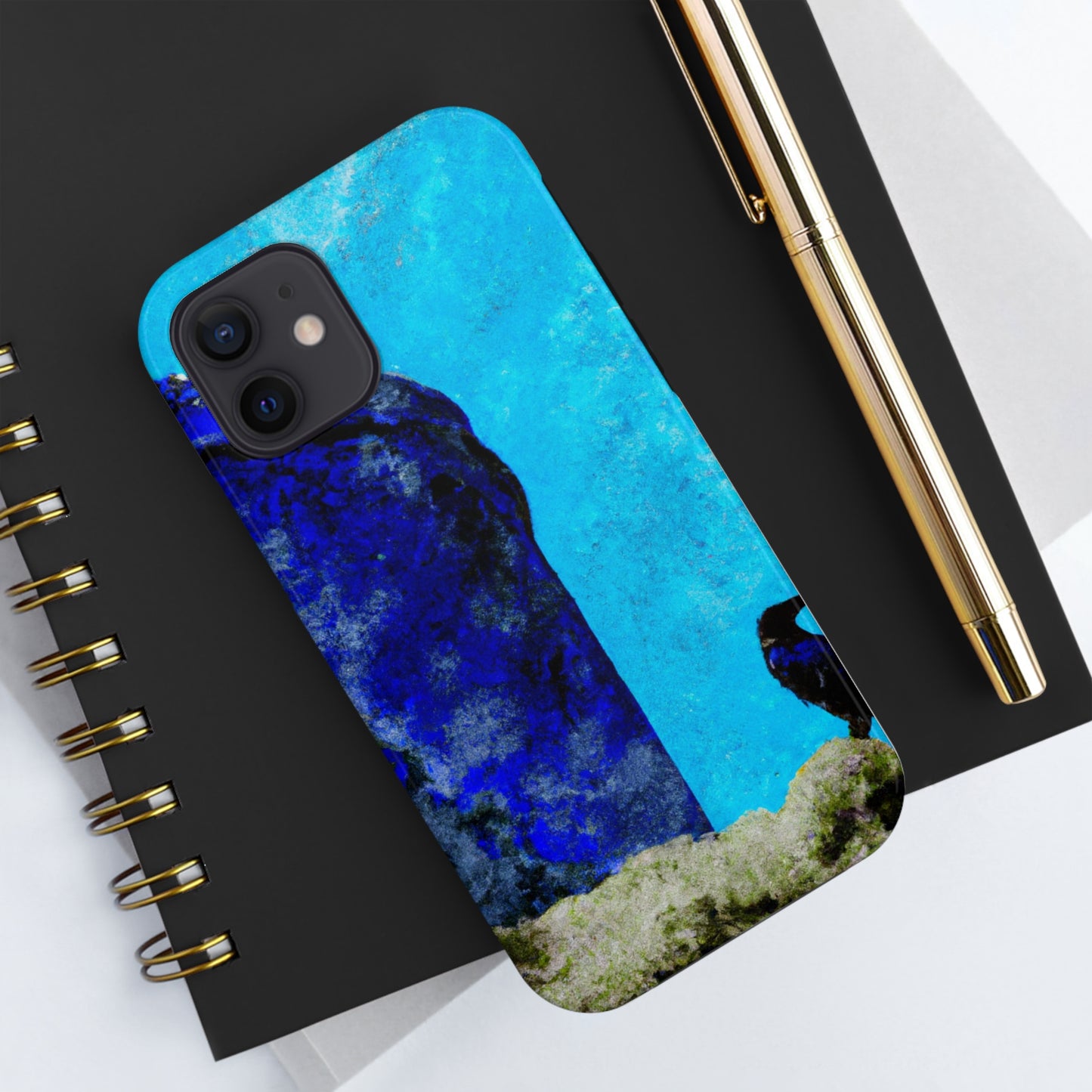 "Crow's Perch on a Waning Tower" - The Alien Tough Phone Cases