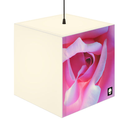 „Blissful Blooms: Die zarte Schönheit der Natur“ – Die Alien Light Cube Lampe