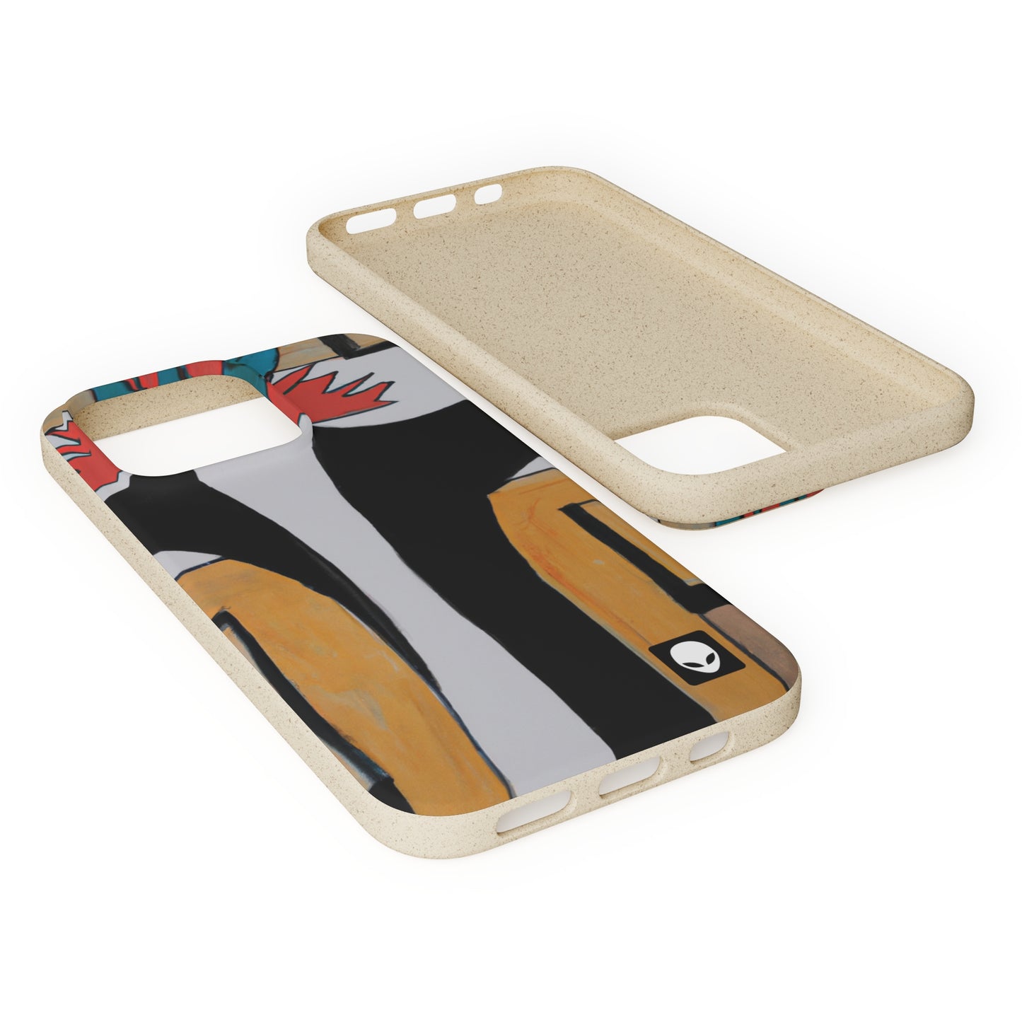 "Explorando el equilibrio y los patrones en el arte abstracto" - The Alien Eco-friendly Cases