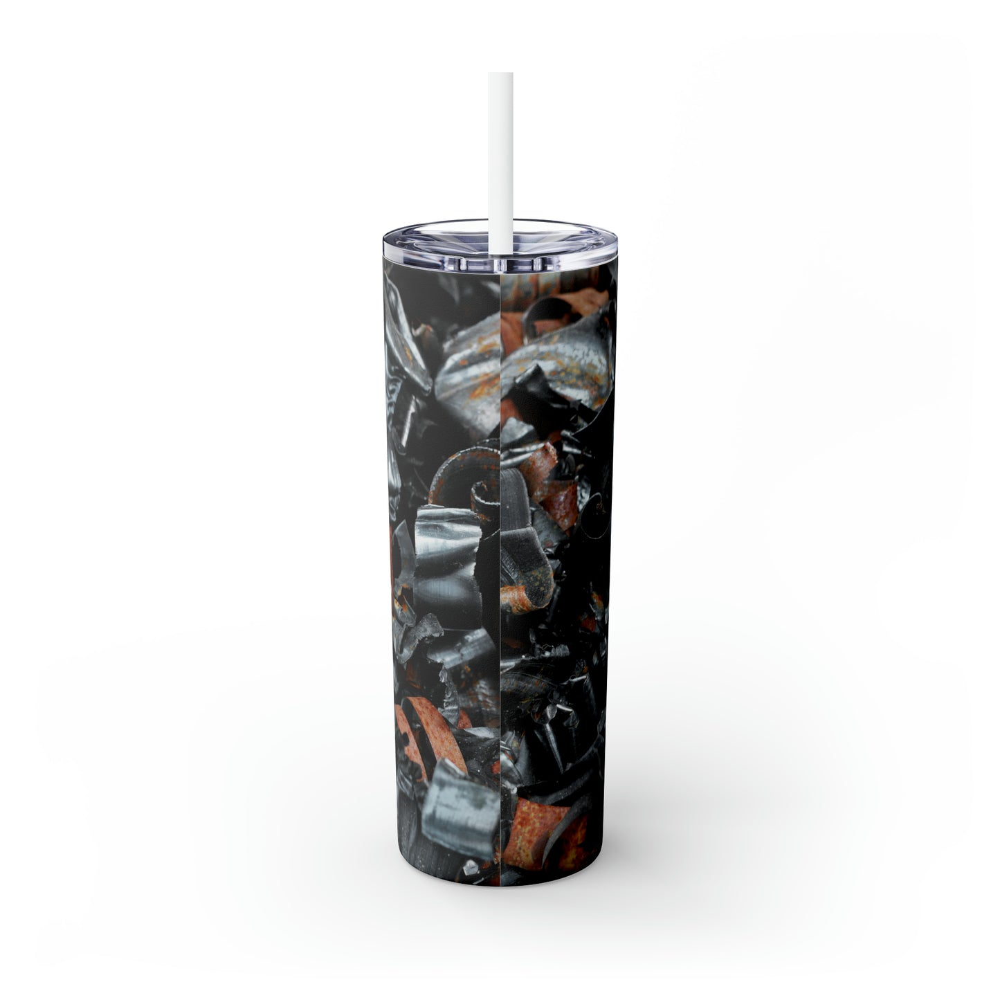 Rustikale Reflexionen – The Alien Maars® Skinny Tumbler mit Strohhalm 20oz