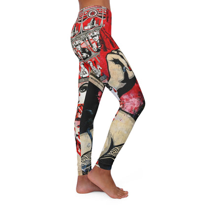 Whimsical Odyssey - The Alien Women's Spandex Leggings