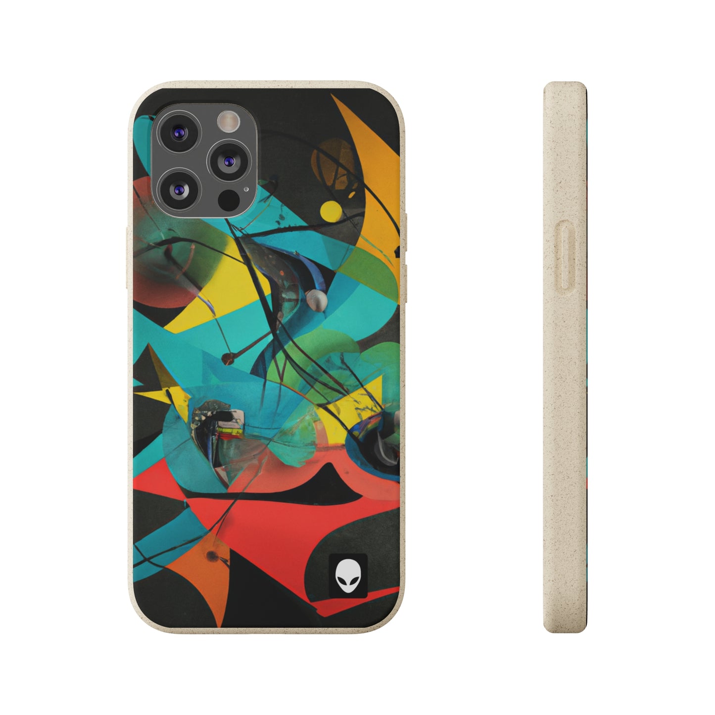 "Illusionary Perspective: A Colorful Dance of Light" - The Alien Eco-friendly Cases