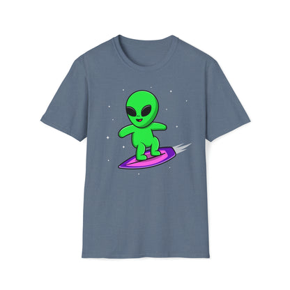 Galactic Explorer - The Alien Unisex Softstyle T-Shirt