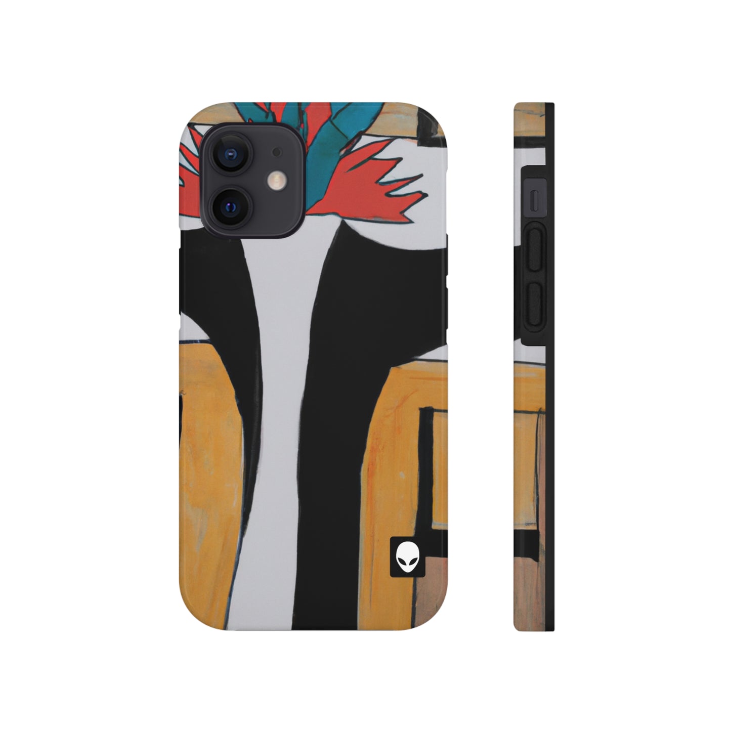 "Explorando el equilibrio y los patrones en el arte abstracto" - The Alien Tough Phone Cases