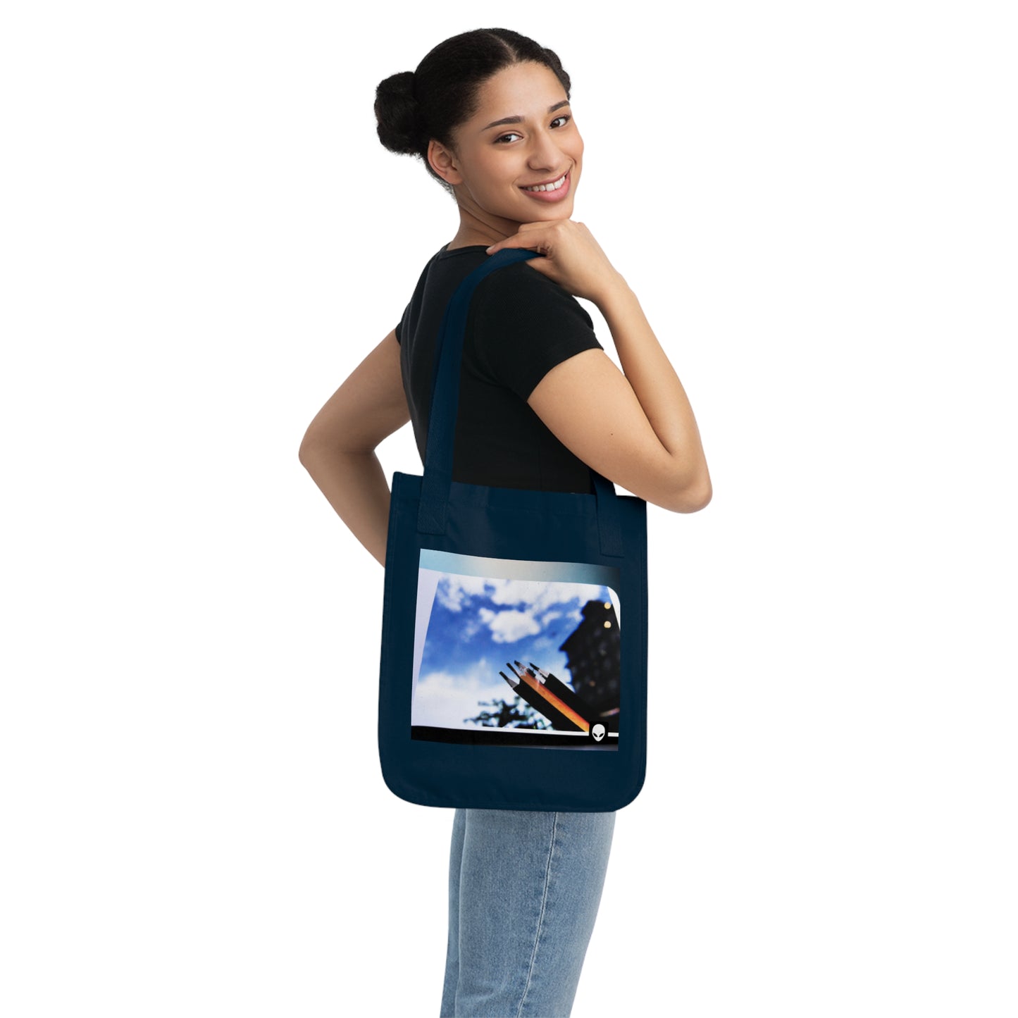 "Colors of Home: Exploring Place Through Art" - The Alien Eco-friendly Tote Bag