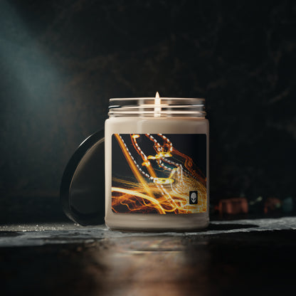 "Chaotic Disruption: An Abstract Exploration" - The Alien Eco-friendly Soy Candle