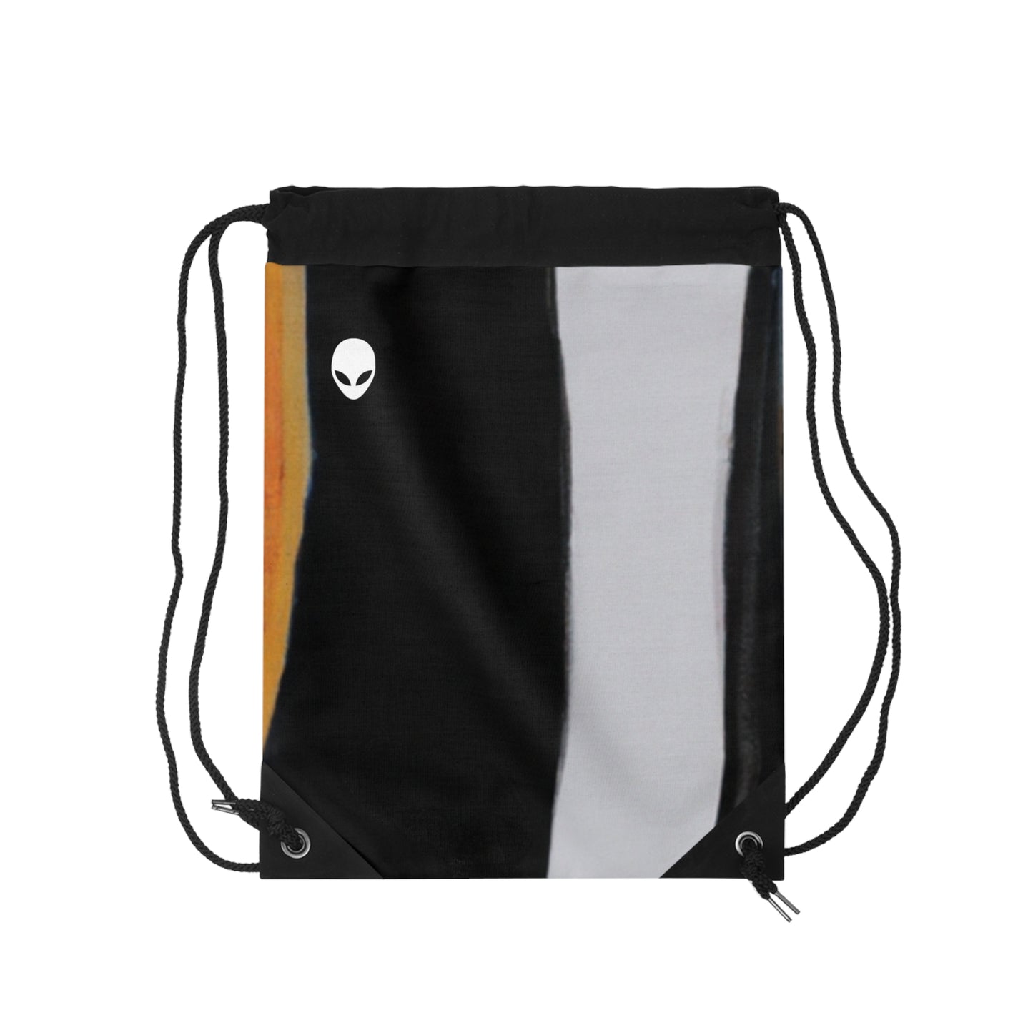 "Exploring Balance and Pattern in Abstract Art"- The Alien Drawstring Bag