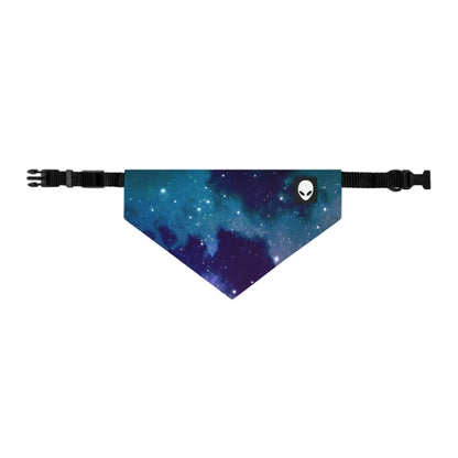 "Midnight Celestial Symphony" - The Alien Pet Bandana Collar