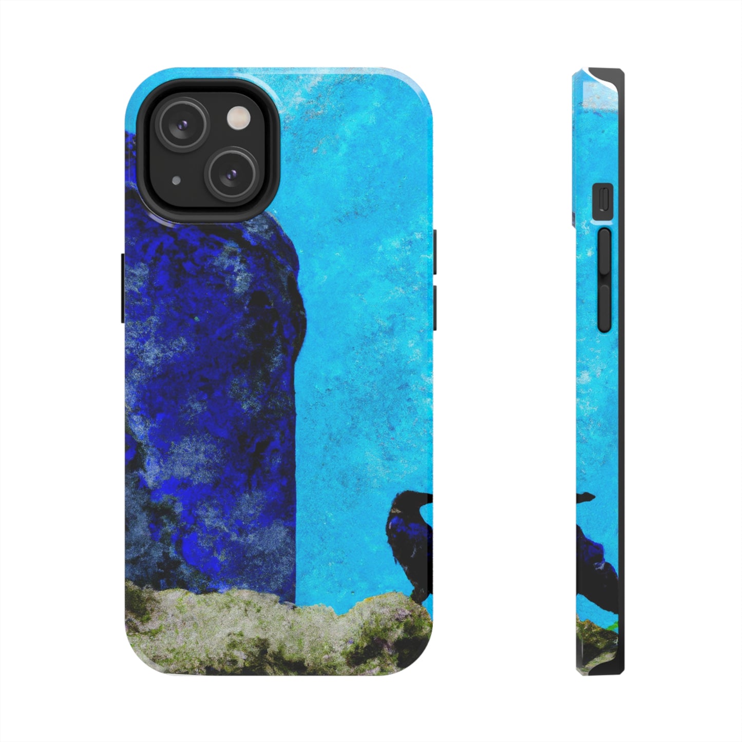 "La percha del cuervo en una torre menguante" - The Alien Tough Phone Cases