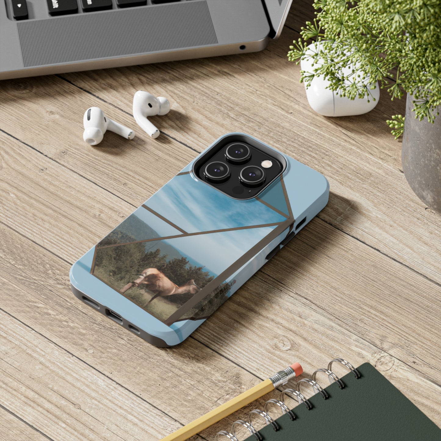 "Paisajes oníricos: un collage de arte cotidiano" - The Alien Tough Phone Cases