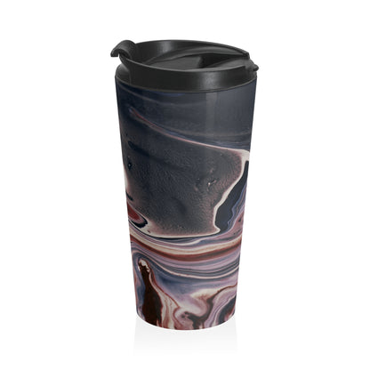 Masterpiece Musings - Taza de viaje de acero inoxidable The Alien