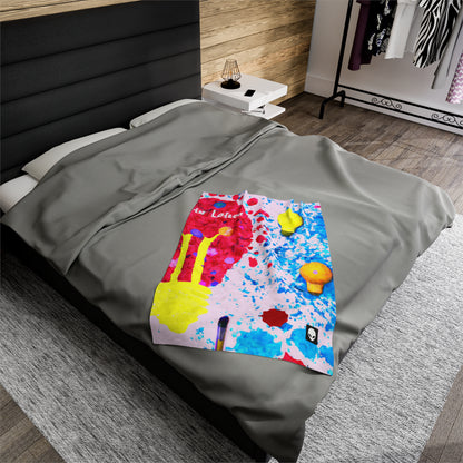 Life's Evolutionary Map! - The Alien Velveteen Plush Blanket