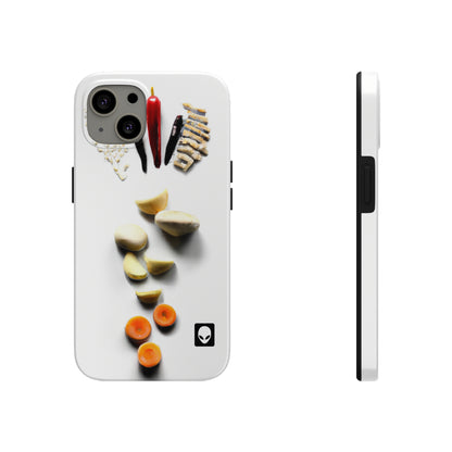 "Cocinando creatividad: arte de cocina de bricolaje" - The Alien Tough Phone Cases