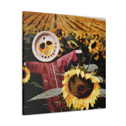 "Lone Sentry of the Sunflower Field" - The Alien Canva