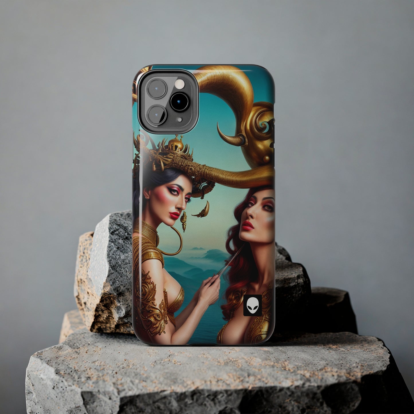 „Metaphorischer Wahnsinn: Eine Erkundung der surrealen Welten von Salvador Dalis“ – The Alien Tough Phone Cases