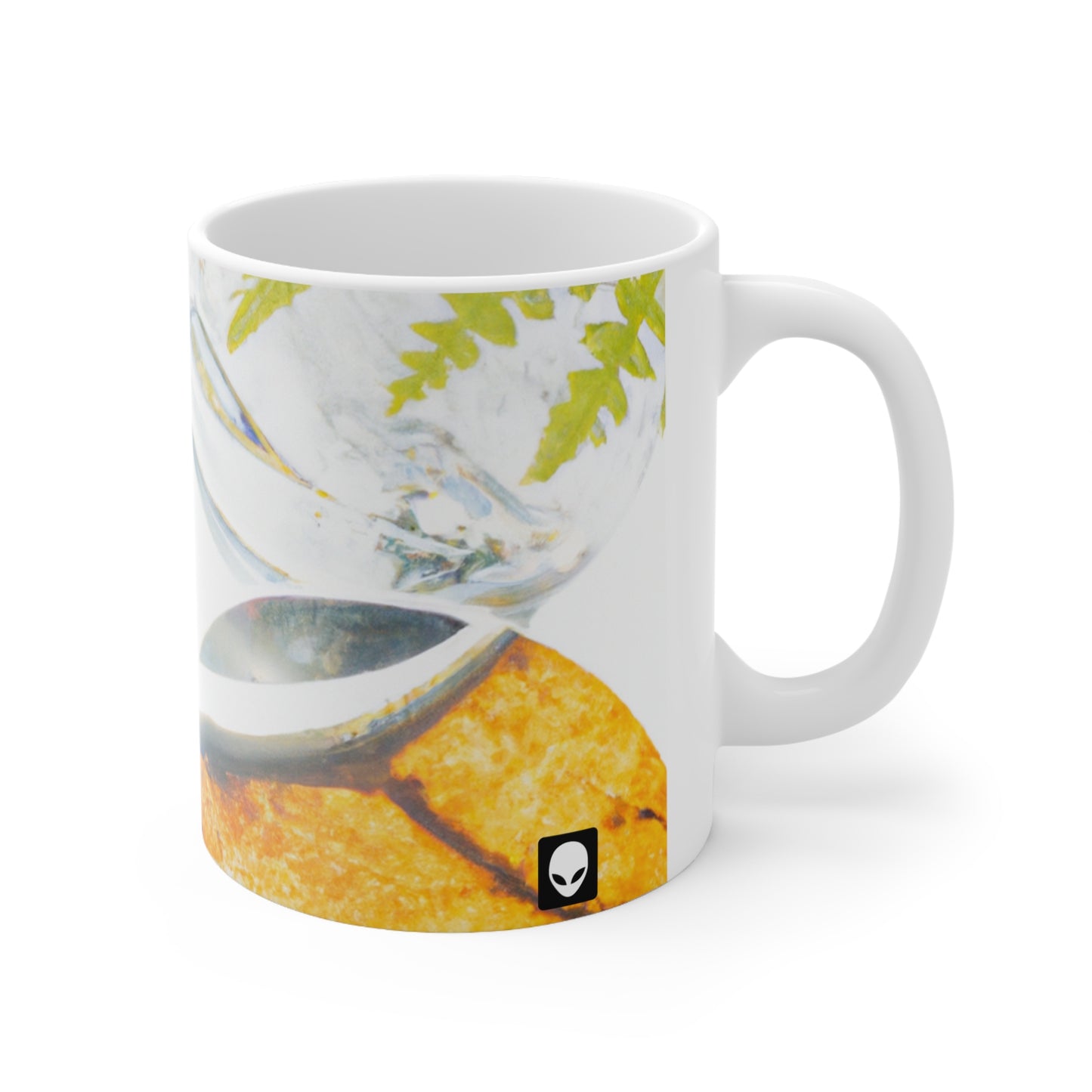 "Earth's Splendor: A Colorful Collage of Natural Wonders" - The Alien Ceramic Mug 11 oz