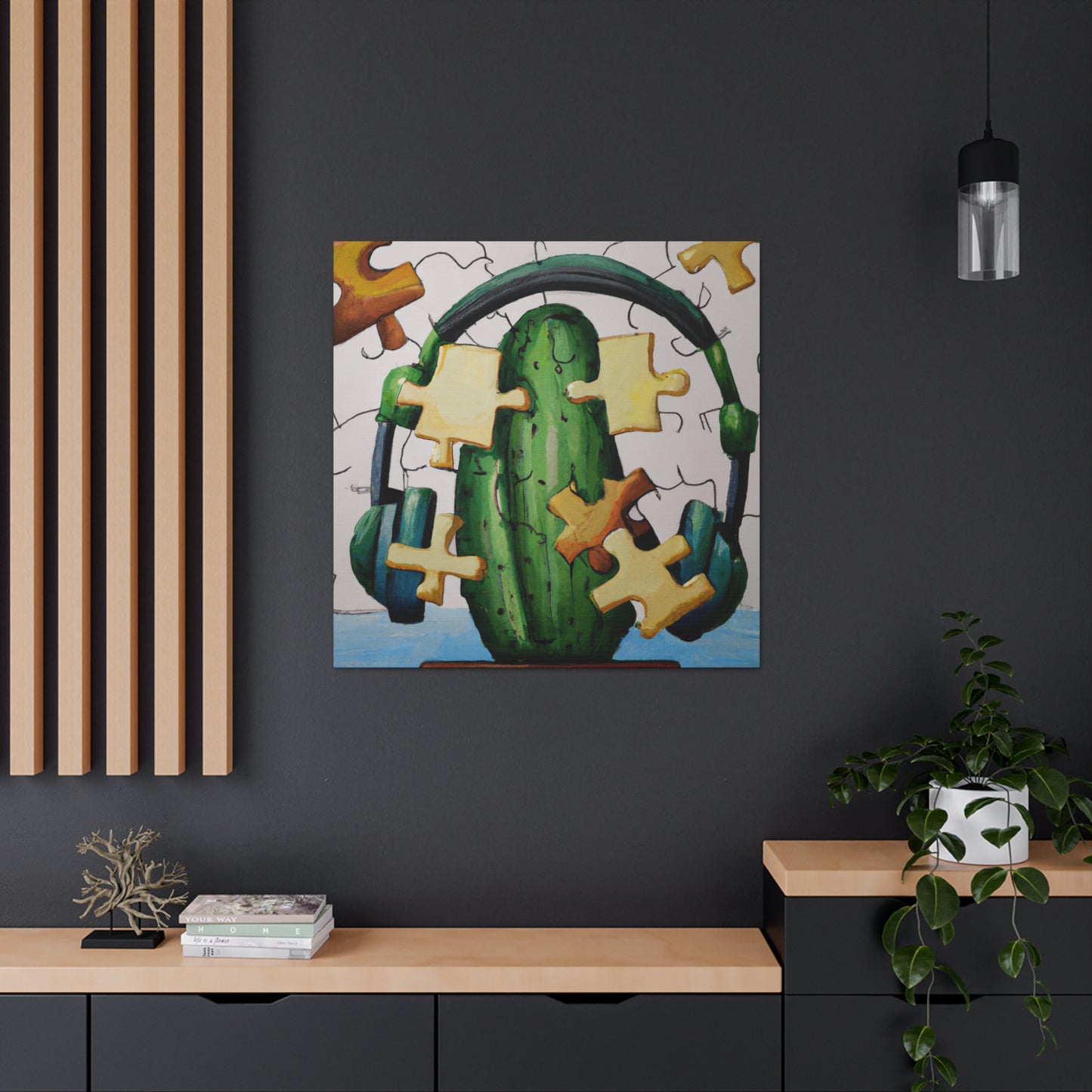 "Cactified Puzzle Time" - The Alien Canva