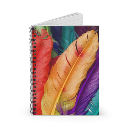 Patrones de prisma: el cuaderno de espiral alienígena (línea reglada)