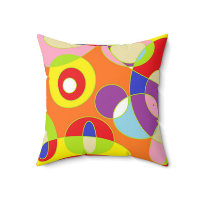 Stroke of Genius - The Alien Spun Polyester Square Pillow