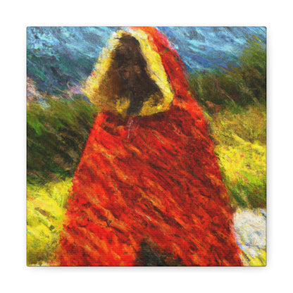 The Tattered Red Cloaked Stranger - The Alien Canva