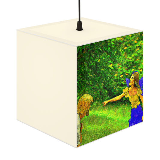 The Fairy and the Brave Adventurer - The Alien Light Cube Lamp