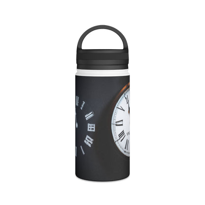 Timeless Visuals: Exploring the Concept of Time Through the Ages. - The Alien Stainless Steel Water Bottle, Handle Lid