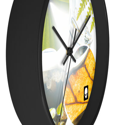 "Earth's Splendor: A Colorful Collage of Natural Wonders" - The Alien Wall Clock