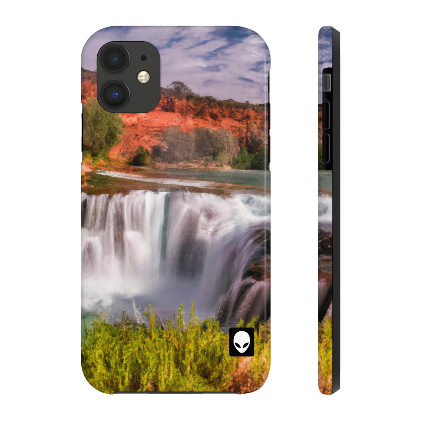 "Capturando la belleza de la naturaleza: creando un paisaje icónico en un arte vibrante" - The Alien Tough Phone Cases