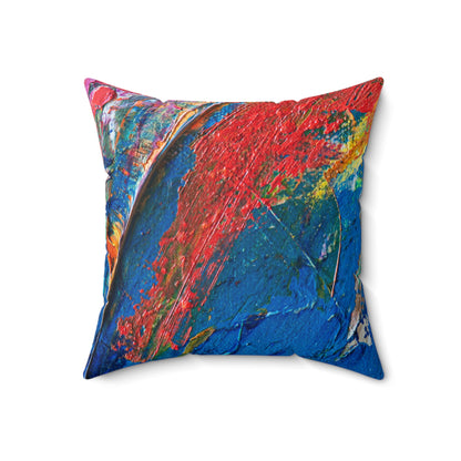 Whimsical Wonders - The Alien Spun Polyester Square Pillow