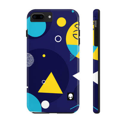 „Geometrische Fusion: Erwecken Sie Ihre Vision zum farbenfrohen Leben“ – The Alien Tough Phone Cases